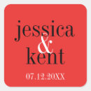 Search for red and black wedding stickers Modern