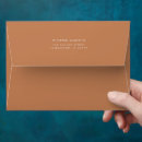 Search for brown wedding envelopes Chic