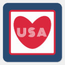 Search for red white blue hearts stickers America