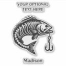 Search for large fish stickers Illustration