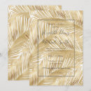 Search for rainforest wedding invitations Palm leaves