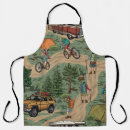 Search for bicycle aprons Illustration