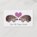 Recherche de hérisson cartes visite Animaux