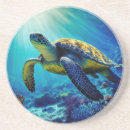 Recherche de tortue dessous de verres Décoration de plage