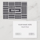 Recherche de rayures verticales cartes visite Élégant