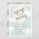 Search for yellow hot air balloon invitations Blue