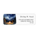Search for mountain cabin return address labels Elegant
