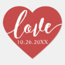 Search for red heart envelope seals Valentine's