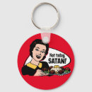 Search for satan keychains Not today satan