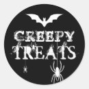 Search for spooky bats stickers Black and white