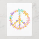 Search for peace sign postcards Hippie
