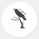 Search for funny pun stickers Crow