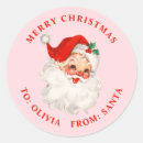 Search for pink christmas tags stickers Vintage