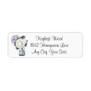 Search for hydrangeas return address labels Rustic