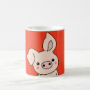 Search for year of the pig mugs Illustration