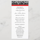 Search for black red wedding programs Ceremony