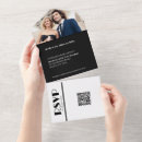 Search for black and white affair invitations Elegant