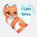 Search for kawaii fox stickers Cartoon