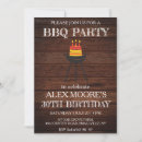 Search for bbq 30th birthday invitations Rustic