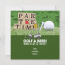 Search for funny golf invitations Green