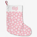 Search for white dog christmas stockings Pattern