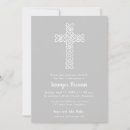 Search for silver cross first communion invitations Simple