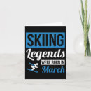 Search for skiing birthday cards Outdoors