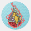 Recherche de seahorse autocollants Récif