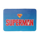 Search for superhero bath mats Man of steel