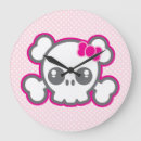 Recherche de crâne rose horloges Halloween