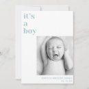 Search for its a boy birth announcement cards New baby
