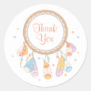 Search for tribal thank you stickers Dreamcatcher