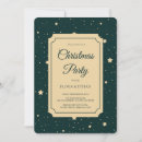 Search for green gold christmas invitations Stylish