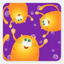 Search for funny cartoon character stickers Cat