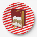 Recherche de père noël vintage assiettes en papier Rouge