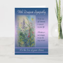 Search for loss of sister sympathy cards Condolences