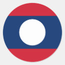 Recherche de laos autocollants Drapeau