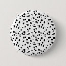 Recherche de chien noir et blanc badges Motif