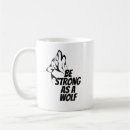 Recherche de loup sauvage tasses Animal