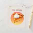 Search for pumpkin vertical postcards Pie