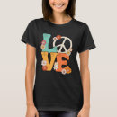 Search for peace sign womens tshirts 70s