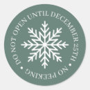 Search for do not open stickers Merry christmas