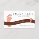 Search for problem business cards Feet