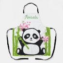 Search for cute panda bear aprons Floral