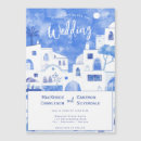Search for santorini invitations Watercolor