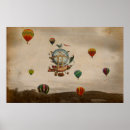 Recherche de vintage hot air balloon posters Français