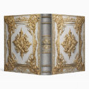Search for white leather binders Vintage