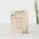 Search for typography baby shower invitations Floral
