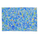 Search for blue flower pillowcases Summer