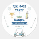 Search for golf party stickers Watercolor